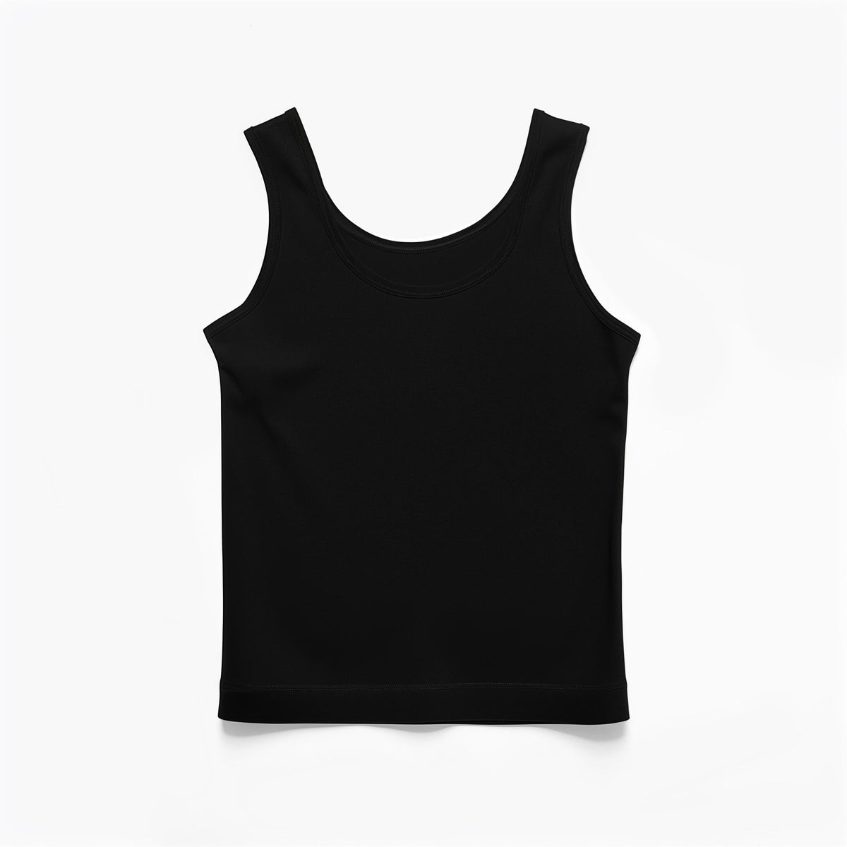 Black tank-top